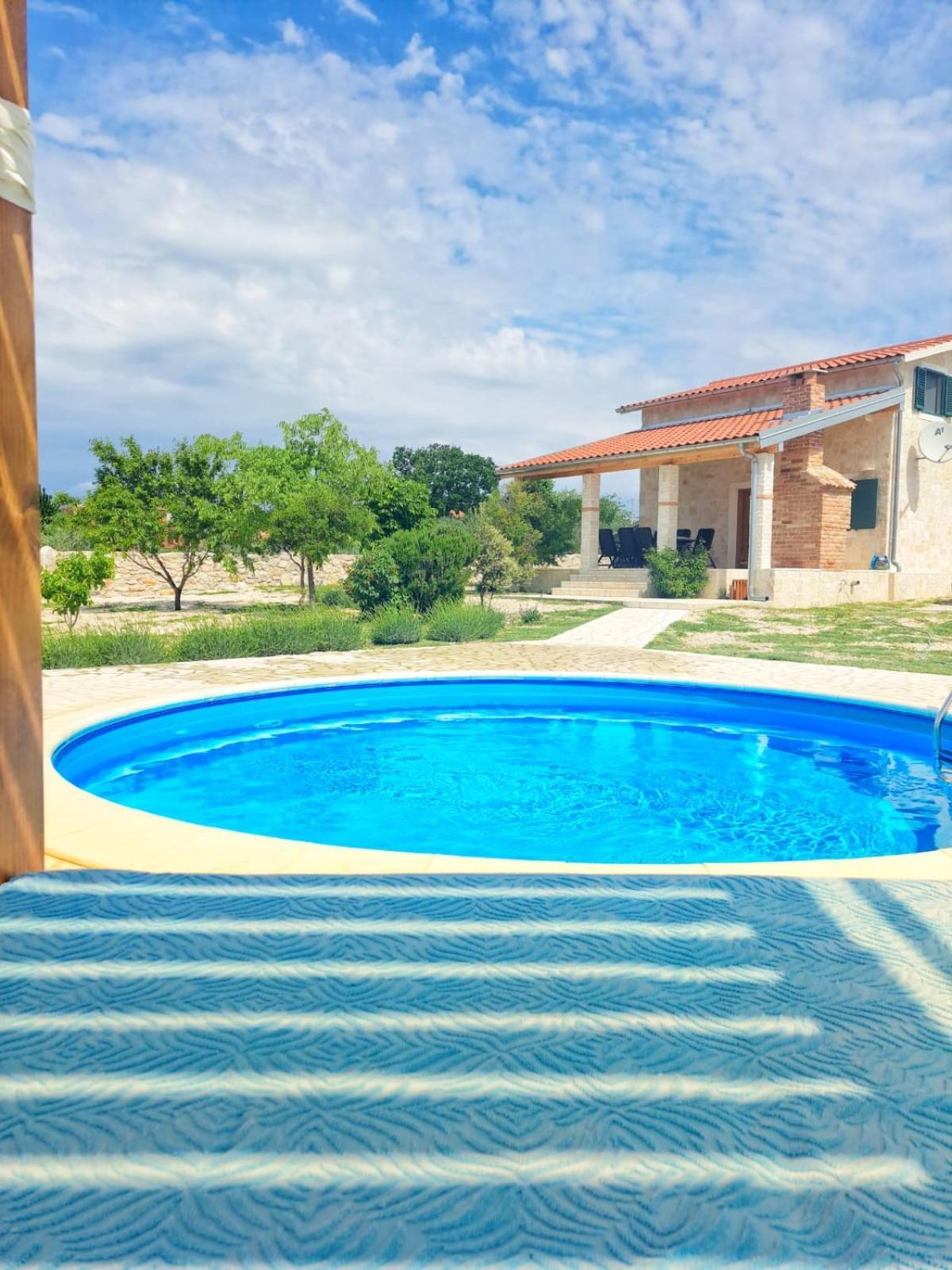 Villa Stone Pearl With Heated Swimming Pool Sveti Filip i Jakov Exteriör bild